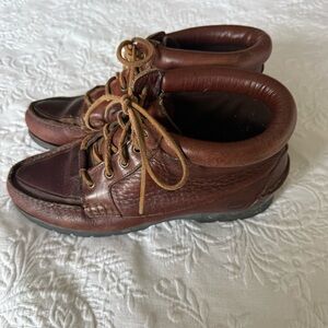 Timberland Brown Leather Lace Up Ankle Boots size 8.5